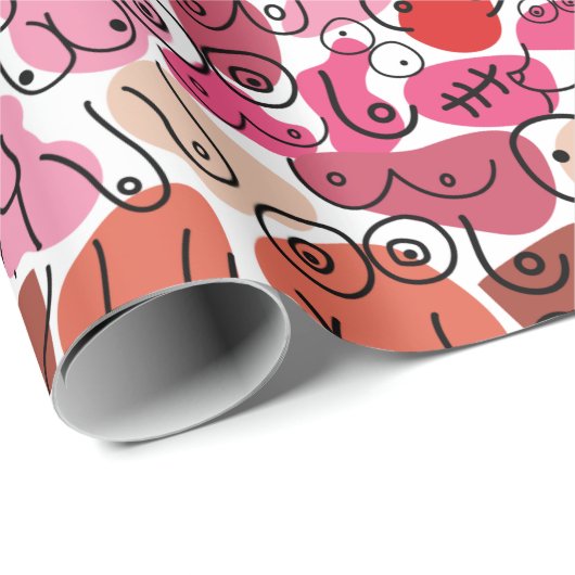 Liebesfrau Geschenkpapier (Rolleneckpunkt)