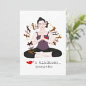 Liebesfreundlichkeit Dankeskarte (Stehend Vorderseite)