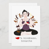 Liebesfreundlichkeit Dankeskarte (Vorne/Hinten)