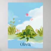 Liebesfroschfamilie Poster (Vorne)