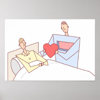 Liebesgabe. Herztransplantation. Poster