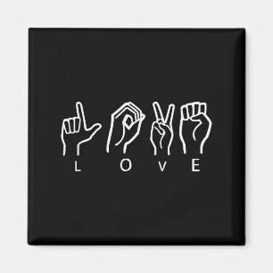Liebesgebärdensprache Asl Valentinstag Geschenke F Magnet