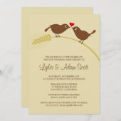 Liebesgeburten 25. Silver Wedding Anniversary Part Einladung (Vorne/Hinten)