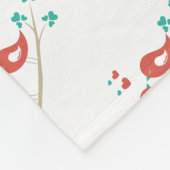 Liebesgeburten Kunst Fleecedecke (Ecke)