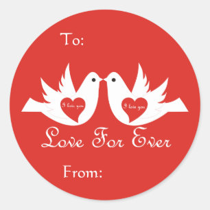 Liebesgeburten Runder Aufkleber