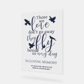 Liebesgedächtnis Acrylschild (Winkel)