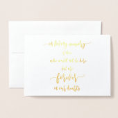 Liebesgedächtniszeichen Folienkarte (Vorderseite mit Umschlag)