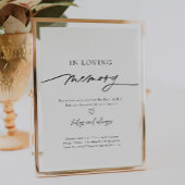 Liebesgedächtniszeichen Poster