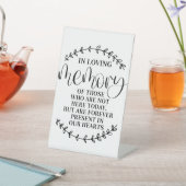 Liebesgedächtniszeichen Sockelschild (In SItu)