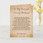 Liebesgedicht der klassischen Liebe Karte (Gelbe Blume)