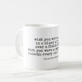 Liebesgedicht Kaffeetasse (Vorderseite Links)