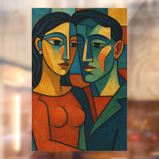 Liebesgeflüster Fensteraufkleber (Blatt 2)