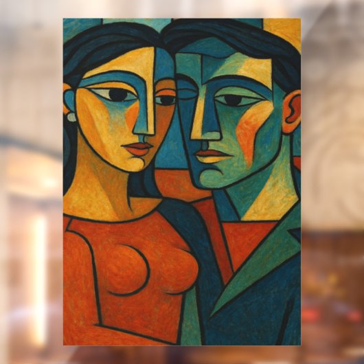 Liebesgeflüster Fensteraufkleber (Blatt 2)