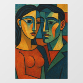 Liebesgeflüster Fensteraufkleber