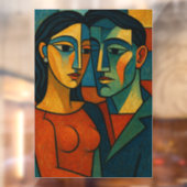 Liebesgeflüster Fensteraufkleber (Blatt 2)