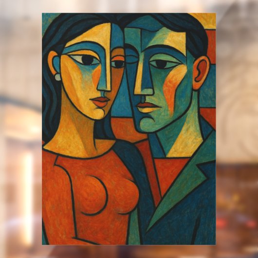 Liebesgeflüster Fensteraufkleber (Blatt 2)