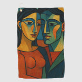 Liebesgeflüster Golfhandtuch (Vorderseite)