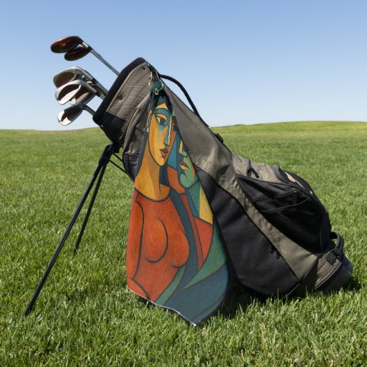 Liebesgeflüster Golfhandtuch (Gras)