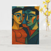 Liebesgeflüster Karte (Gelbe Blume)