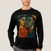 Liebesgeflüster Tri-Blend Shirt (Vorderseite)