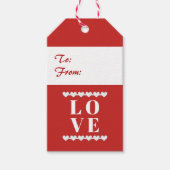 Liebesgeschenk-Anhänger 'To & From' Geschenkanhänger (Vorderseite)