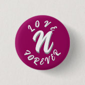 LIEBESGESCHENK EHEMANN EHefrau FREUNDIN FREUND Button (Vorderseite)
