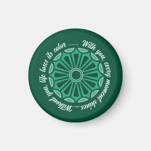 LIEBESGESCHENK EHEMANN EHefrau FREUNDIN FREUND Magnet (Vorne)