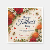 LIEBESGESCHENK FÜR DEN VATER SERVIETTE (Vorderseite)