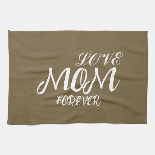 LIEBESGESCHENK FÜR MUTTER VATER SCHWESTER TOCHTER GESCHIRRTUCH (Horizontal)