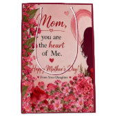 LIEBESGESCHENK FÜR MUTTERTAG  MITTLERE GESCHENKTÜTE (Vorderseite)