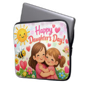 LIEBESGESCHENK FÜR TOCHTER LAPTOPSCHUTZHÜLLE (Vorderseite Links)