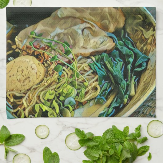 Liebesgeschenk Geschirrtuch (Gefaltet)