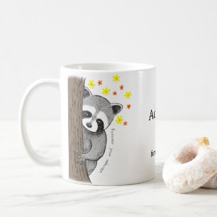 Liebesgeschenk Ich bewundere dich heimlich Waschbä Kaffeetasse