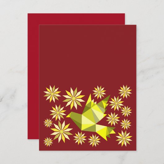 Liebesgeschenk Mitteilungskarte (Vorne/Hinten)