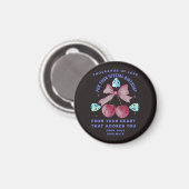 LIEBESGESCHENK MUTTER VATER SCHWESTER BRUDER CHEF MAGNET (Vorderseite/Rückseite)