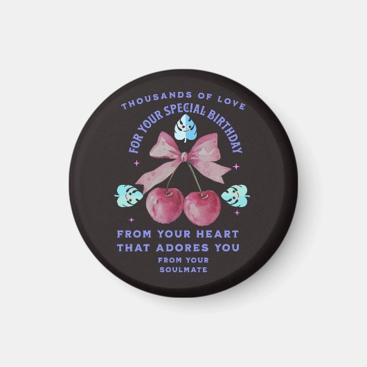 LIEBESGESCHENK MUTTER VATER SCHWESTER BRUDER CHEF MAGNET (Vorne)
