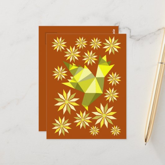 Liebesgeschenk Postkarte (Vorderseite/Rückseite Beispiel)