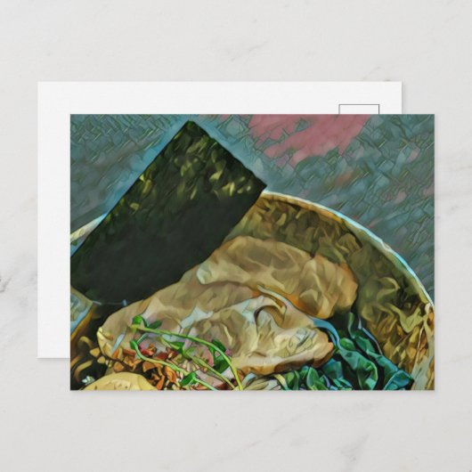 Liebesgeschenk Postkarte (Vorne/Hinten)