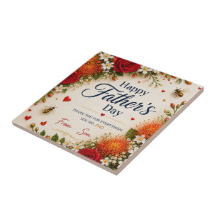 LIEBESGESCHENK ZUM VATERTAG FLIESE