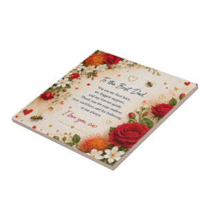 LIEBESGESCHENK ZUM VATERTAG FLIESE