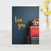 Liebesgeschenkboxen Karte (Gelbe Blume)