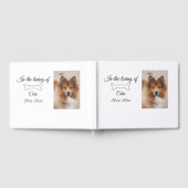 Liebesgeweih-Beerdigung hinzufügen Haustiernamensf Gästebuch (Voll)