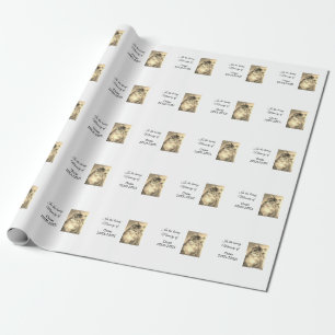 Liebesgeweih-Beerdigung hinzufügen Haustiernamensf Geschenkpapier
