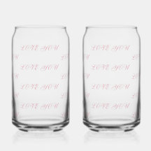 Liebesglas | Romantisches Trinkglas 