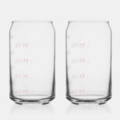 Liebesglas | Romantisches Trinkglas Dosenglas (Links)