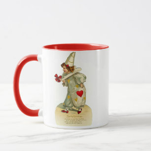 Liebesgrüße - Vintage-Valentinsbecher Tasse