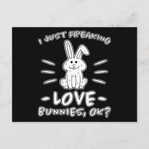 Liebeshasen Design Hase Süßer Hase Sprüche Geschen Postkarte