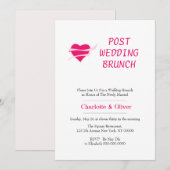 Liebesherz Einladung (Vorne/Hinten)