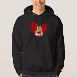 Liebesherz-Grafik Valentinstag Corgis Jungen Kind Hoodie