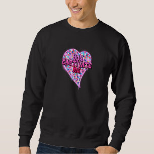 Liebesherz-Grafikdesign für den Valentinstag Liebe Sweatshirt